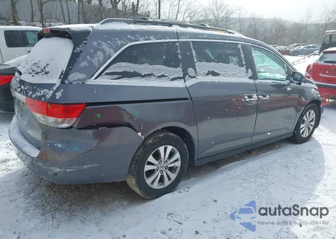 2016 Honda Odyssey Ex-L из США, поврежденный, VIN 5FNRL5H64GB015312